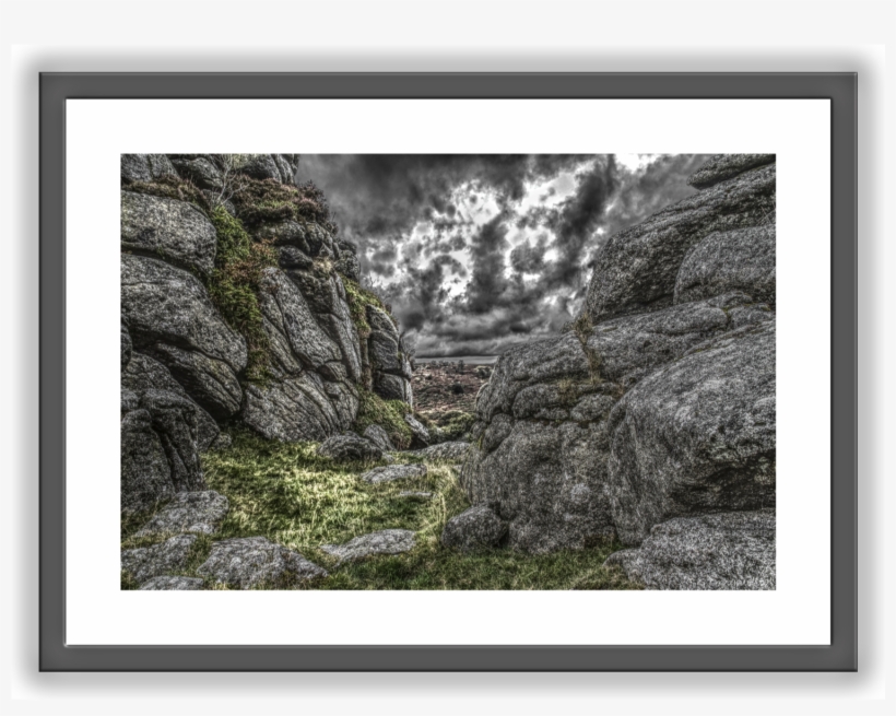 Storm Clouds Coming Through Dartmoor National Park - Picture Frame, transparent png download
