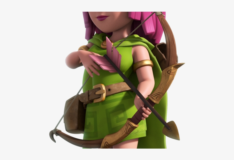 Clash Of Clans Clipart Archer - Personajes Clash Royale Chicas, transparent png download