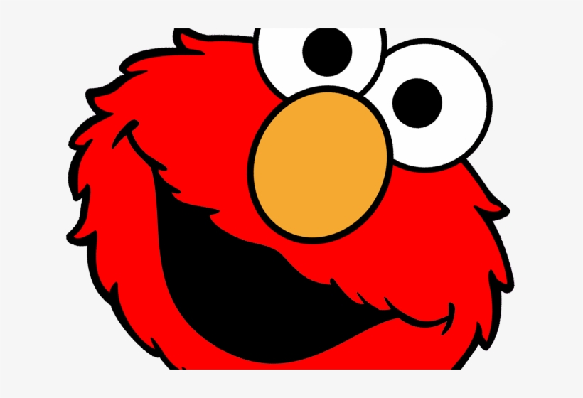Face Clipart Sesame Street - Sesame Street Elmo Clipart, transparent png download
