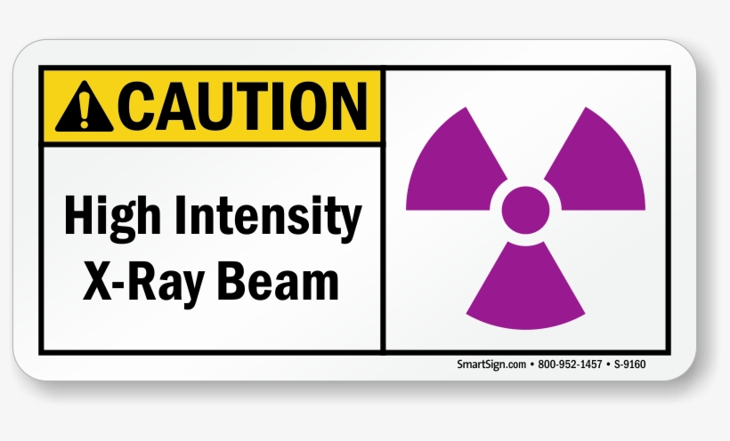 High Intensity X-ray Beam Sign - Xray Beam, transparent png download