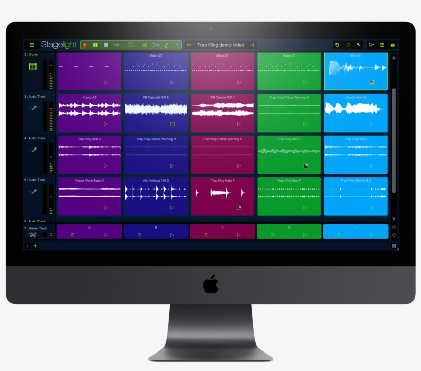 Stagelight 4 Macos Imac Loopbuilder - Computer Monitor, transparent png download