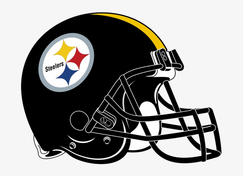 Nfl Steelers Clipart - Steelers Football Helmet, transparent png download