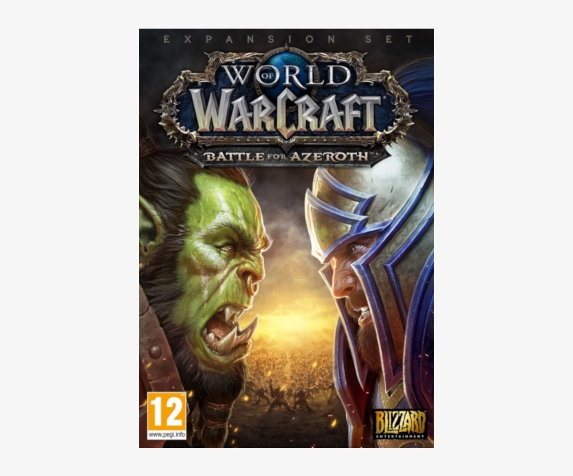World Of Warcraft - World Of Warcraft Battle For Azeroth Box, transparent png download