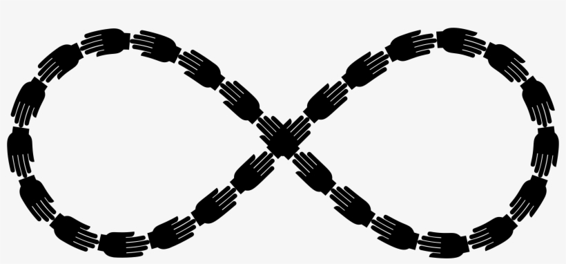 Big Image - Helping Hands Infinity, transparent png download