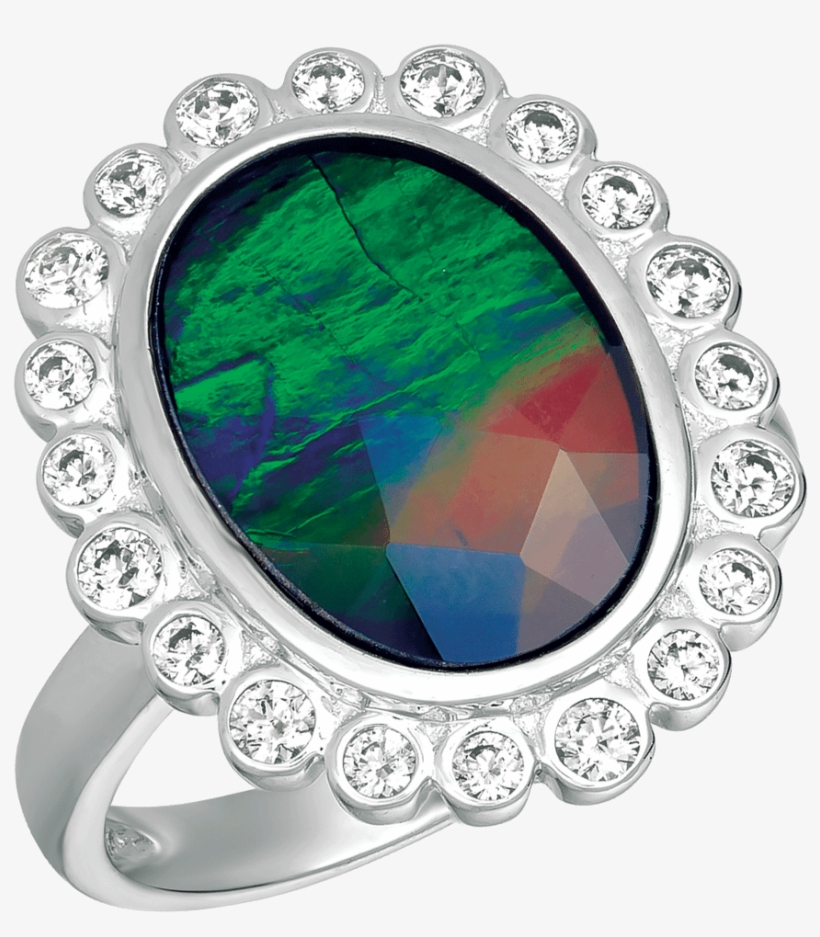 925 Silver Oval White - Opal, transparent png download