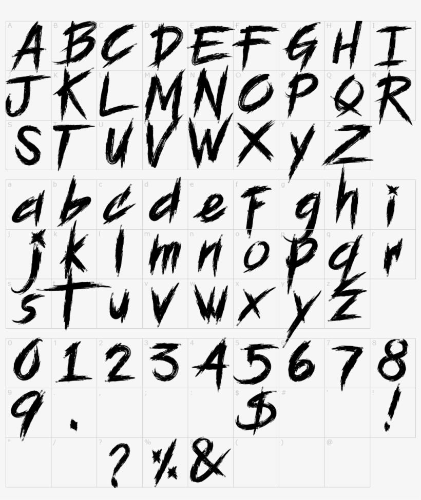Font Characters - Calligraphy, transparent png download