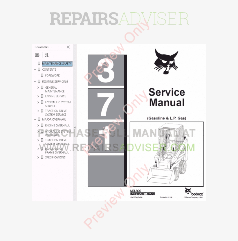 Bobcat Gasoline & L - Bobcat, transparent png download