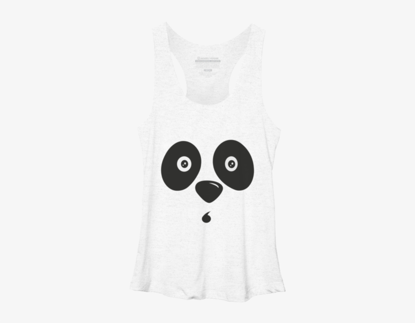 Osito Panda Face - Active Tank, transparent png download
