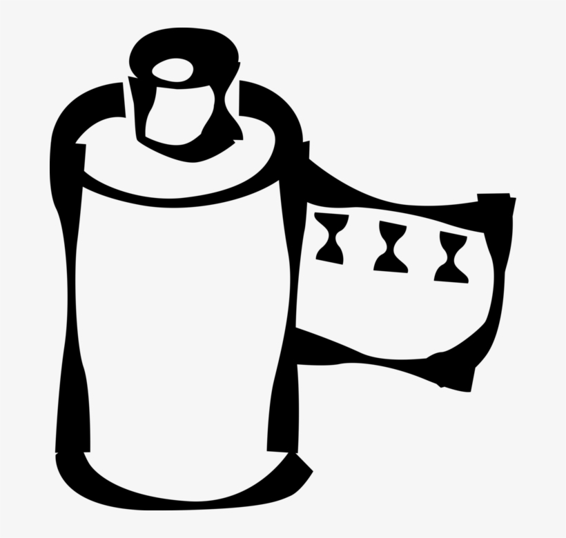 Vector Illustration Of Photographic Film Canister 35mm, transparent png download