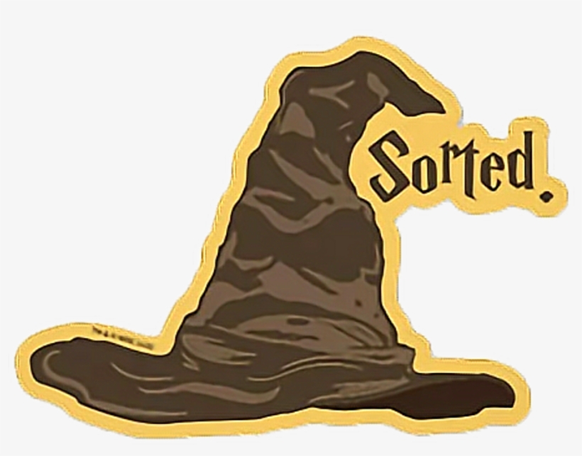 #harrypotter #sortinghat #sorted Harry Potter - Harry Potter Hat Stickers, transparent png download