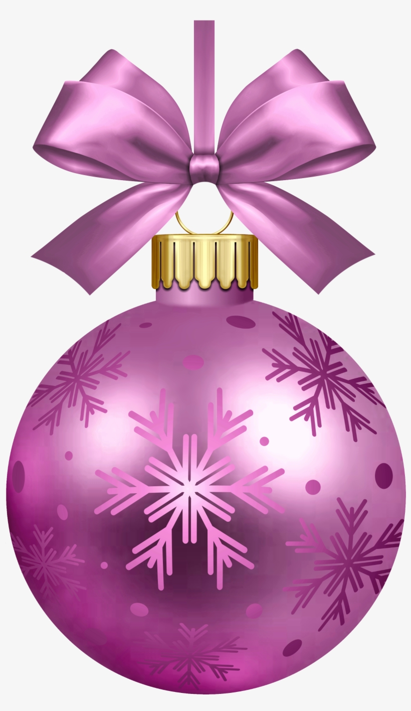 Purple Christmas Bauble Png Image - Christmas Ornament Png Transparent, transparent png download