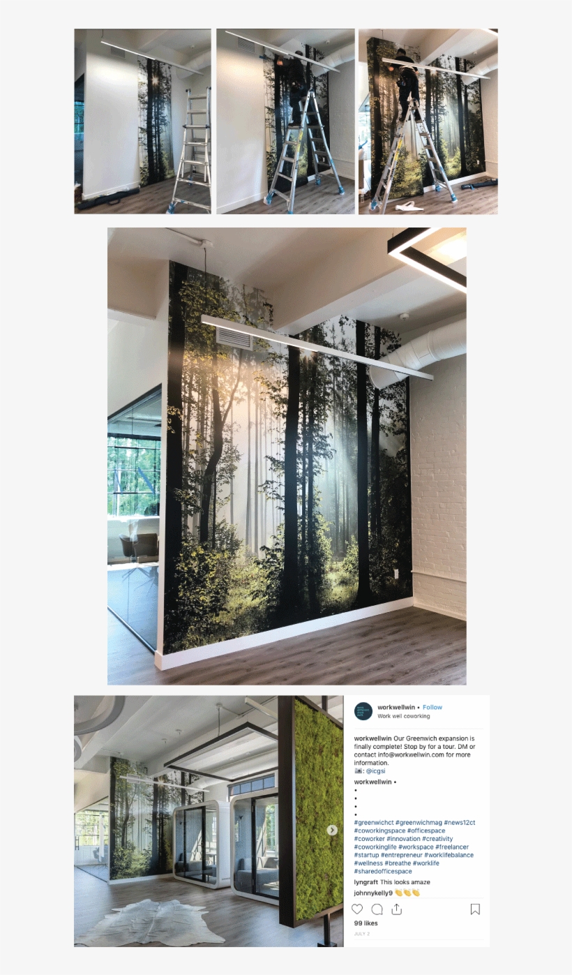 Forest Wall Post Window Film PNG Image Transparent PNG Free