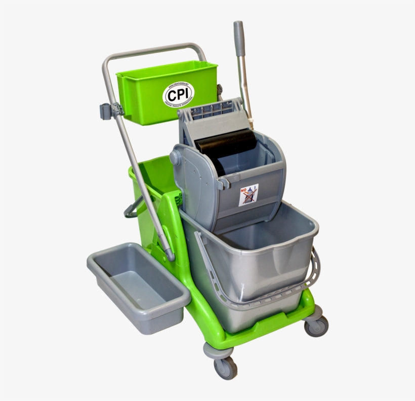 Trolley Commercial / Industrial Mop Bucket - Cart, transparent png download
