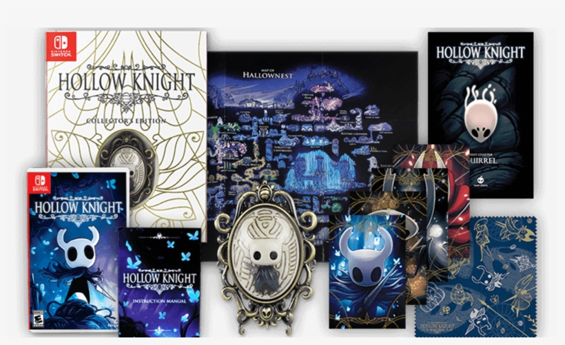 Hollow Knight Collector's Edition Nintendo Switch - Hollow Knight Physical Release, transparent png download