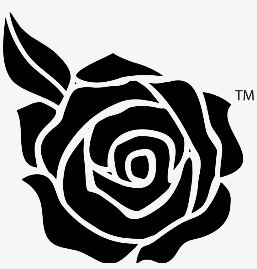 Black And White Rose Png, transparent png download