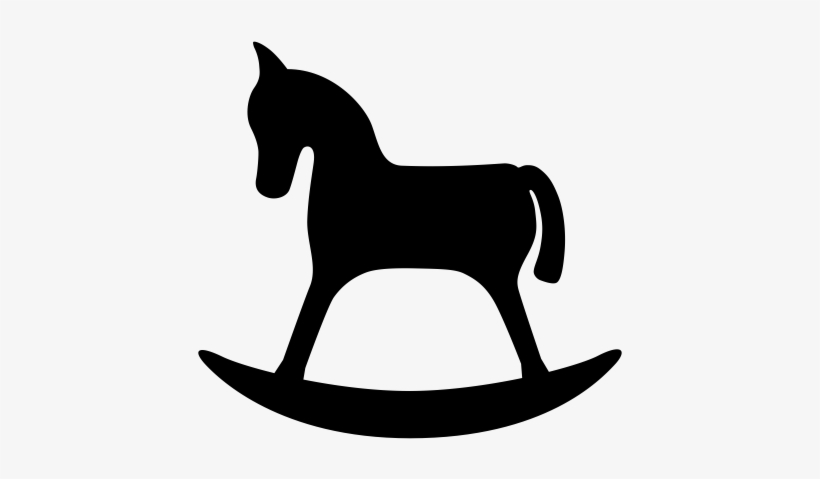 Rocking Horse Silhouette Png, transparent png download