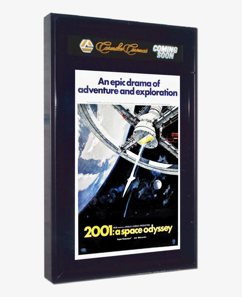 Door Mounted Led Poster Case With Dater - 2001 A Space Odyssey Movie Poster, transparent png download