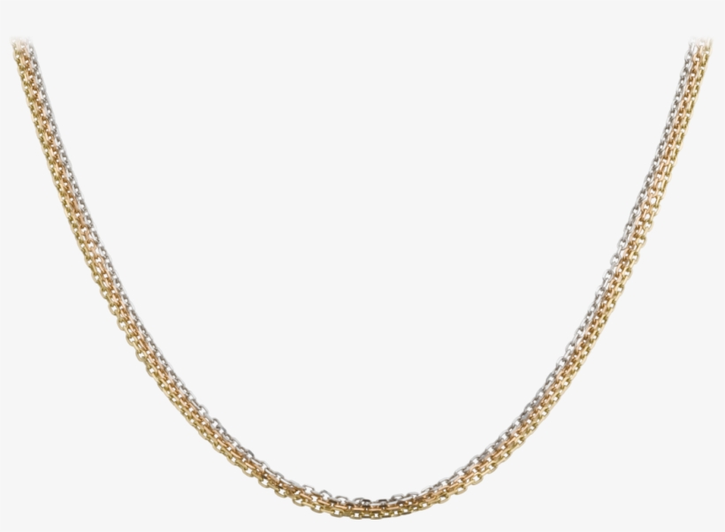 Trinity Necklacewhite Gold, Yellow Gold, Rose Gold - Chain Necklace, transparent png download