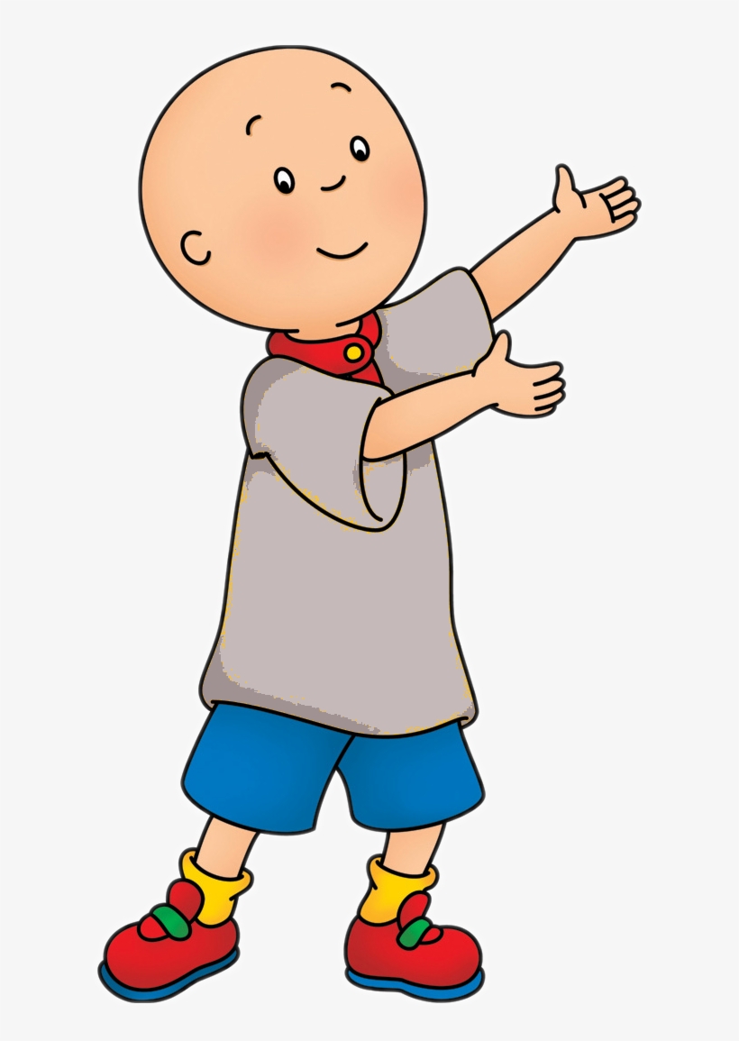 Caillou Was Wearing A Gray Shirt And The Main Character - Caillou Character, transparent png download