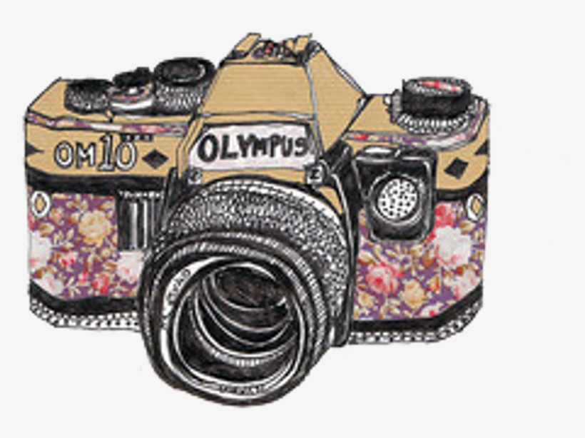 #png #sticker #calcomania #camara #foto #imagen - Camera Drawing Png, transparent png download