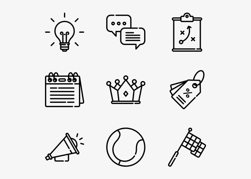 Competition - Hand Drawn Icons Png, transparent png download