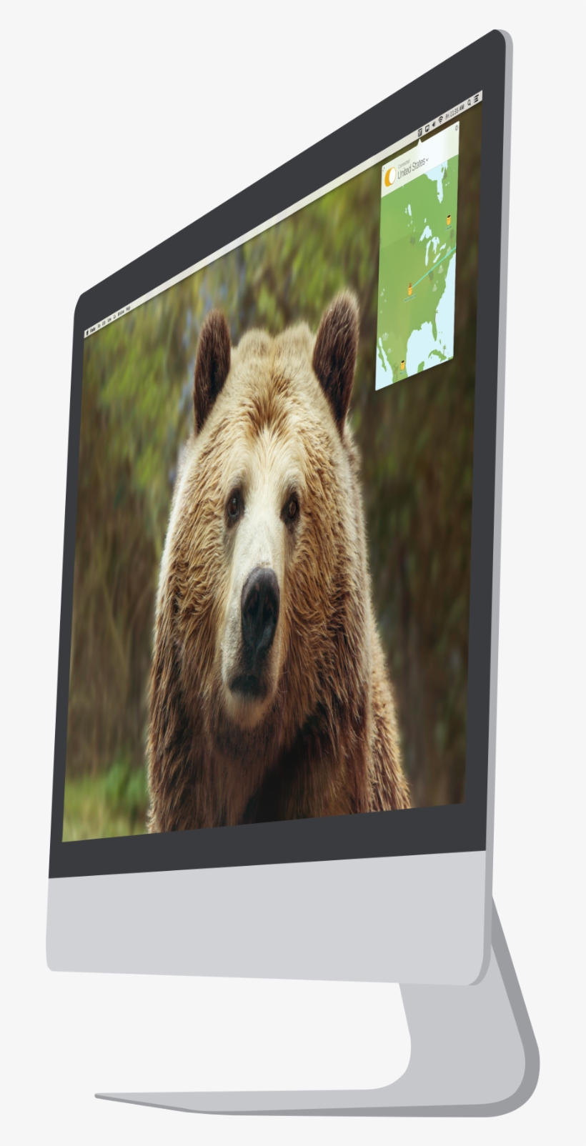 Tunnelbear For Mac - Grizzly Bear, transparent png download