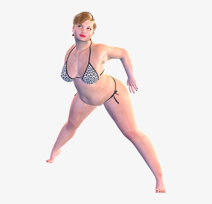 Bikini Beach Woman Vacation F - Mujer En Bikini Png, transparent png download