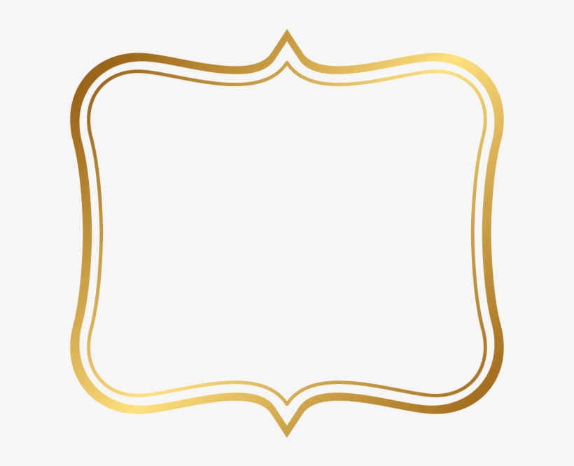 Golden Frame, transparent png download