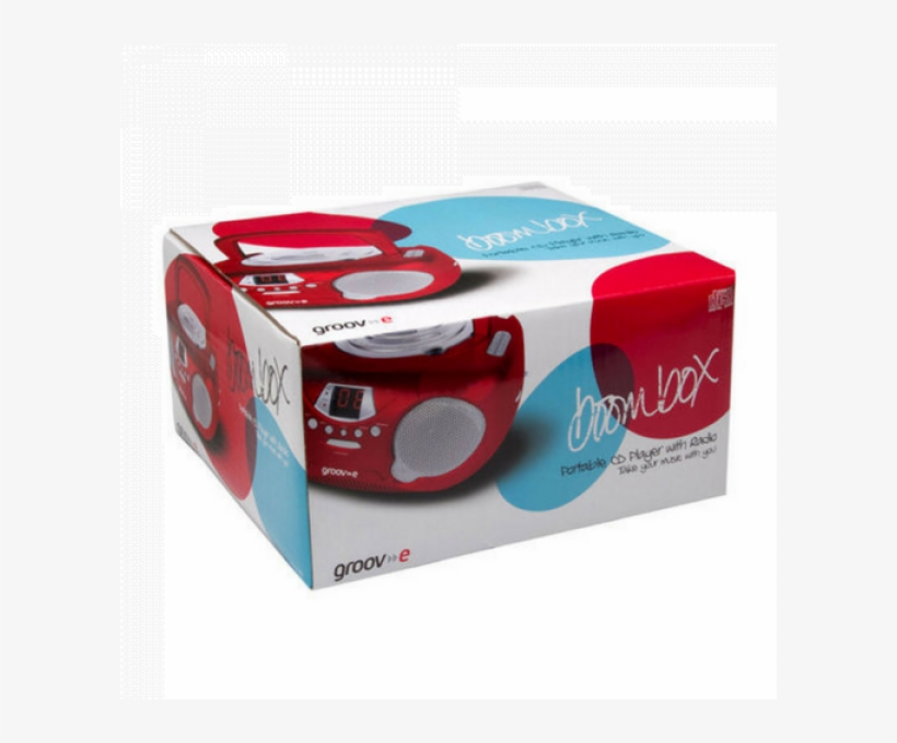 Groov-e Boombox Portable Cd Player With Radio And Headphone - Groov E Boombox, transparent png download