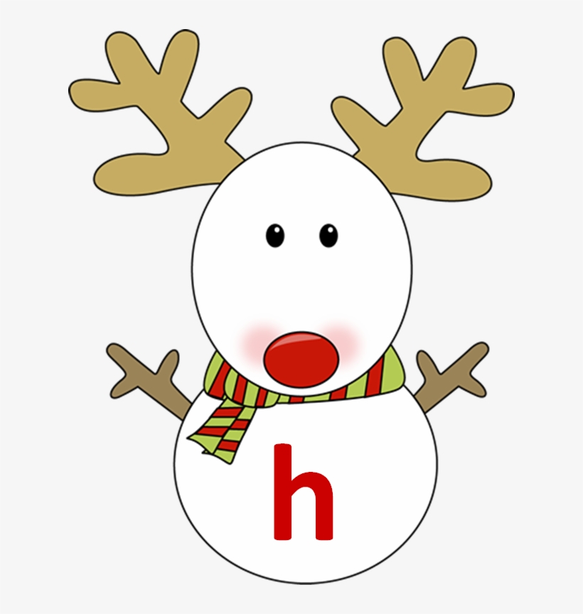 Christmas Reindeer Clip Art Snowman - 100 Sleeps Until Christmas, transparent png download