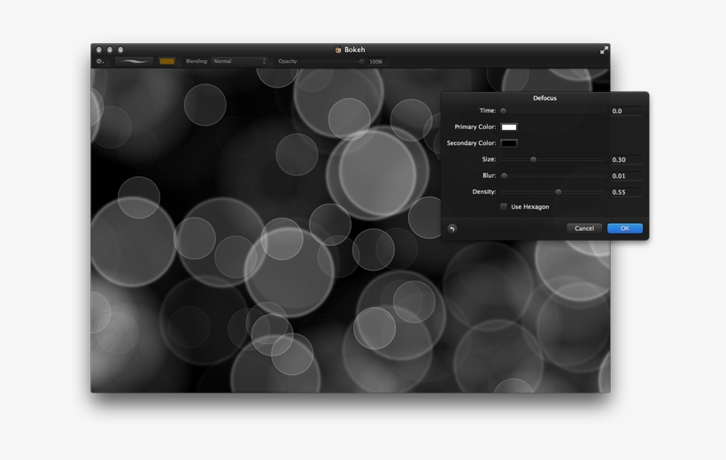 To Add Medium Sized Defocus Circles To The Layer, Double - Pixelmator Pro Defocus Filters, transparent png download