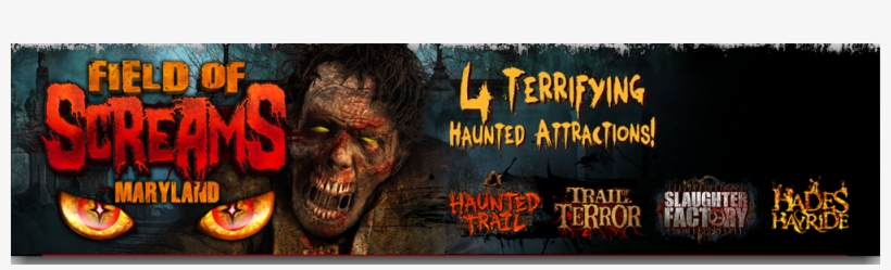 4 Terrifying Haunted Attractions At Field Of Screams - Field Of Screams Tampa, transparent png download