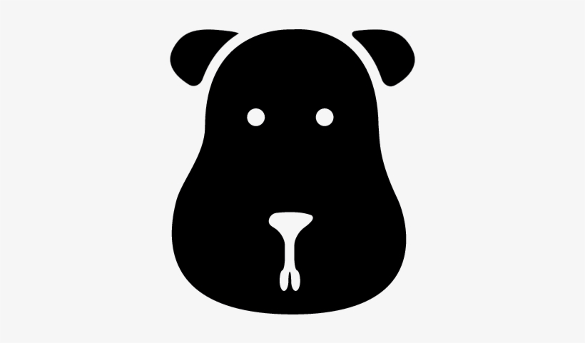 Dog Head Vector - Siluetas De Cabeza De Perro, transparent png download