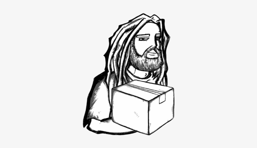 Picture Royalty Free Download African Drawing Dread - Courier, transparent png download