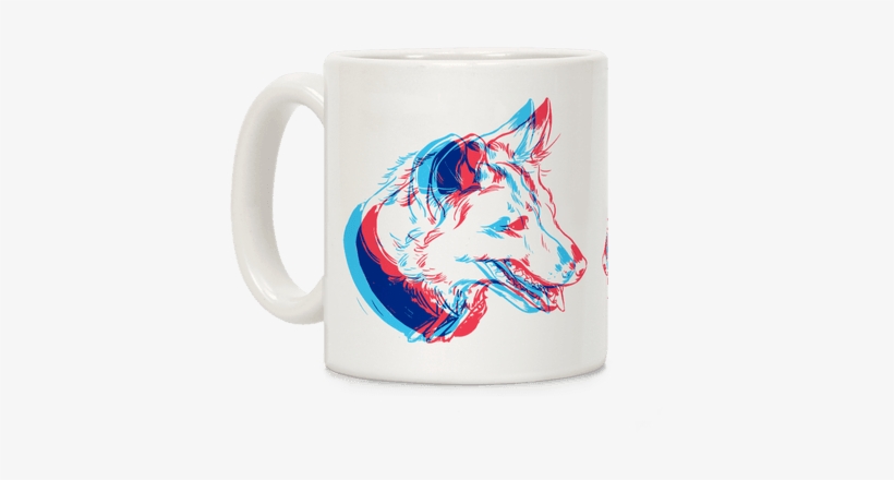 3d Dog Head Mug - Im Allergic To The Payload, transparent png download