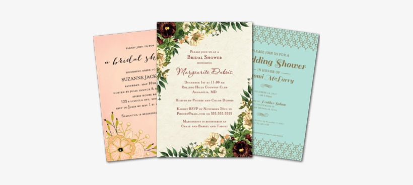 Bridal Shower Invitations - Bridal Shower, transparent png download