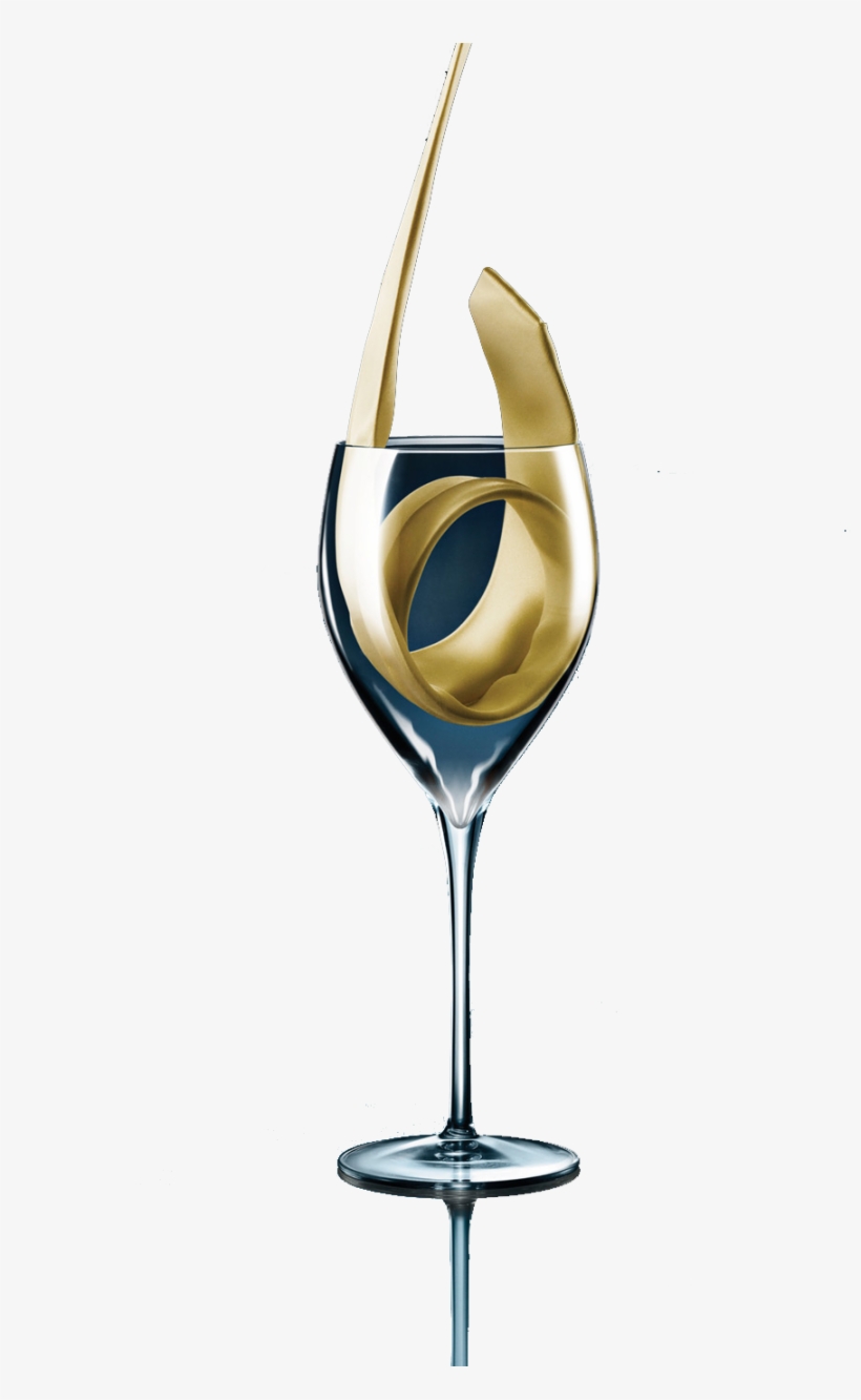 White Wine Wine Glass Clip Art - Wine Glass, transparent png download