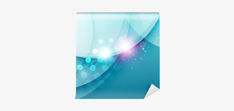 Fotomural Olas Elegantes De Colores Con Destellos De - Light, transparent png download