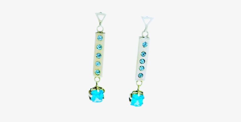Destellos De Luz Azul En Tu Rostro - Earrings, transparent png download