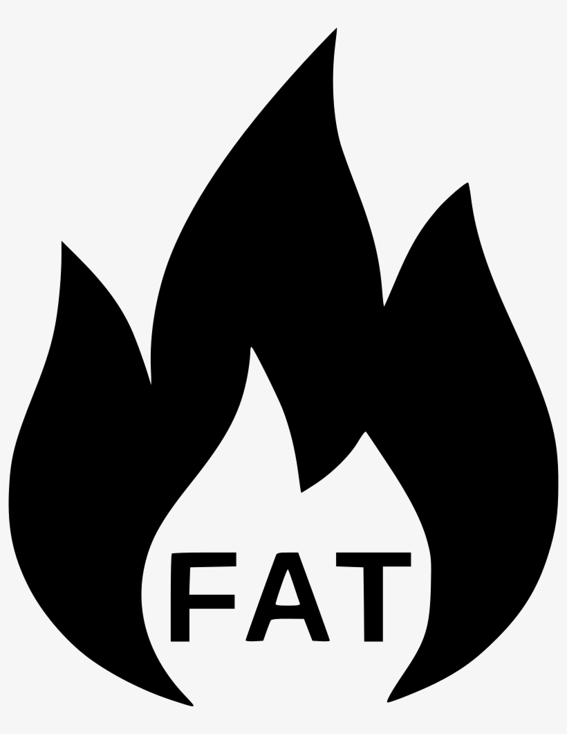 Fat Burning Diet Weightlose Comments - Fat Icon, transparent png download