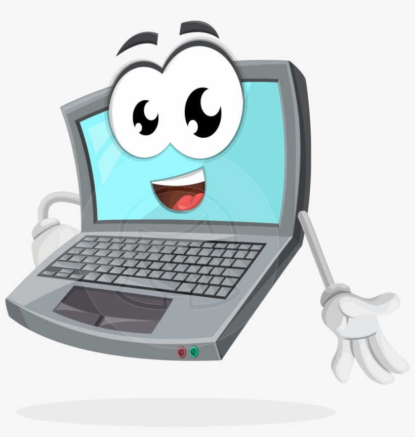 15 Cartoon Computer Png For Free On Mbtskoudsalg - Cartoon Computer Png, transparent png download