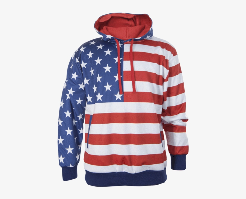 Usa Flag Hoodie, transparent png download