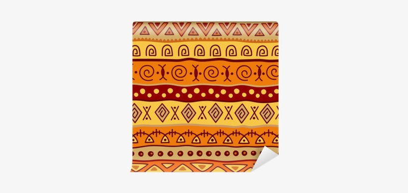 Set Of Seamless Vintage Decorative Tribal Border - African Theme Background, transparent png download