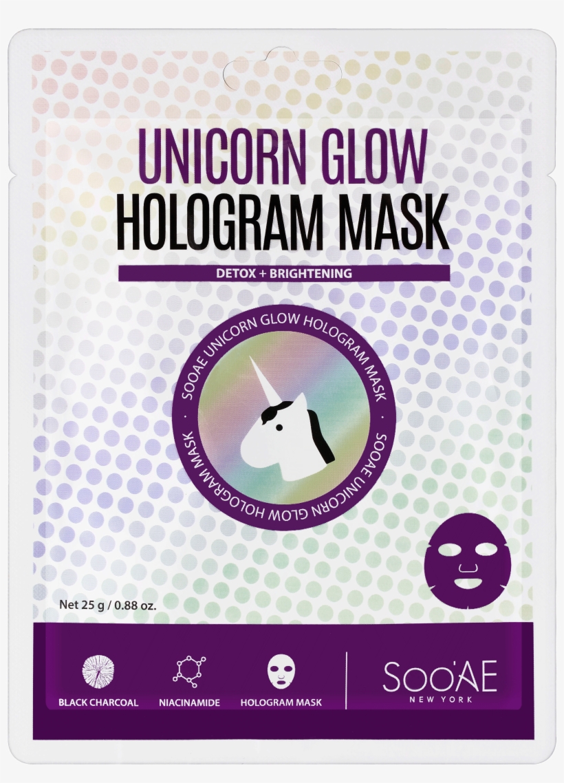 Sooae Unicorn Glow Hologram Mask - Soo Ae Unicorn Hologram Mask, transparent png download