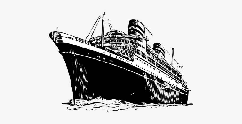 Ship Boat Cruise Vacation Ocean Vessel Tou - Titanic Clip Art, transparent png download