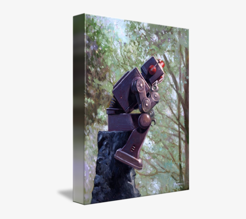 San Francisco // Will Robots Ever Be Able To Think - Eric Joyner - Collator Canvas, transparent png download