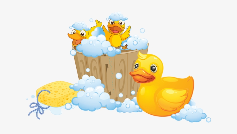 Celebrate National Rubber Ducky Day - Rubberr Ducky Bubbles Clipart, transparent png download