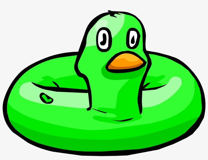 Greenduck - Club Penguin Duck, transparent png download
