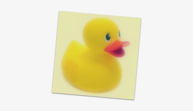 Rubber Duckie - Bath Toy, transparent png download