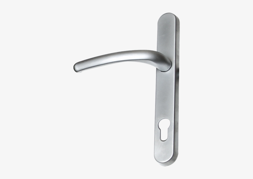 Brushed Chrome Traditional Door Handle From Shaws - Door, transparent png download